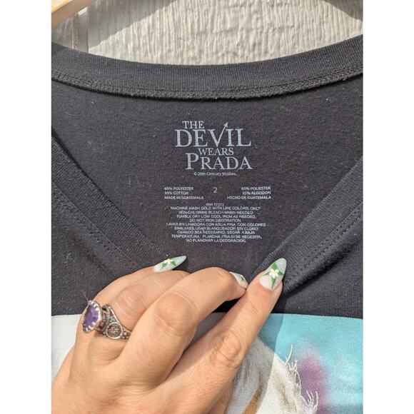 The Devil Wears Prada graphic T-shirt Plus size 2X  crew neck top Casual movie - Picture 4 of 4